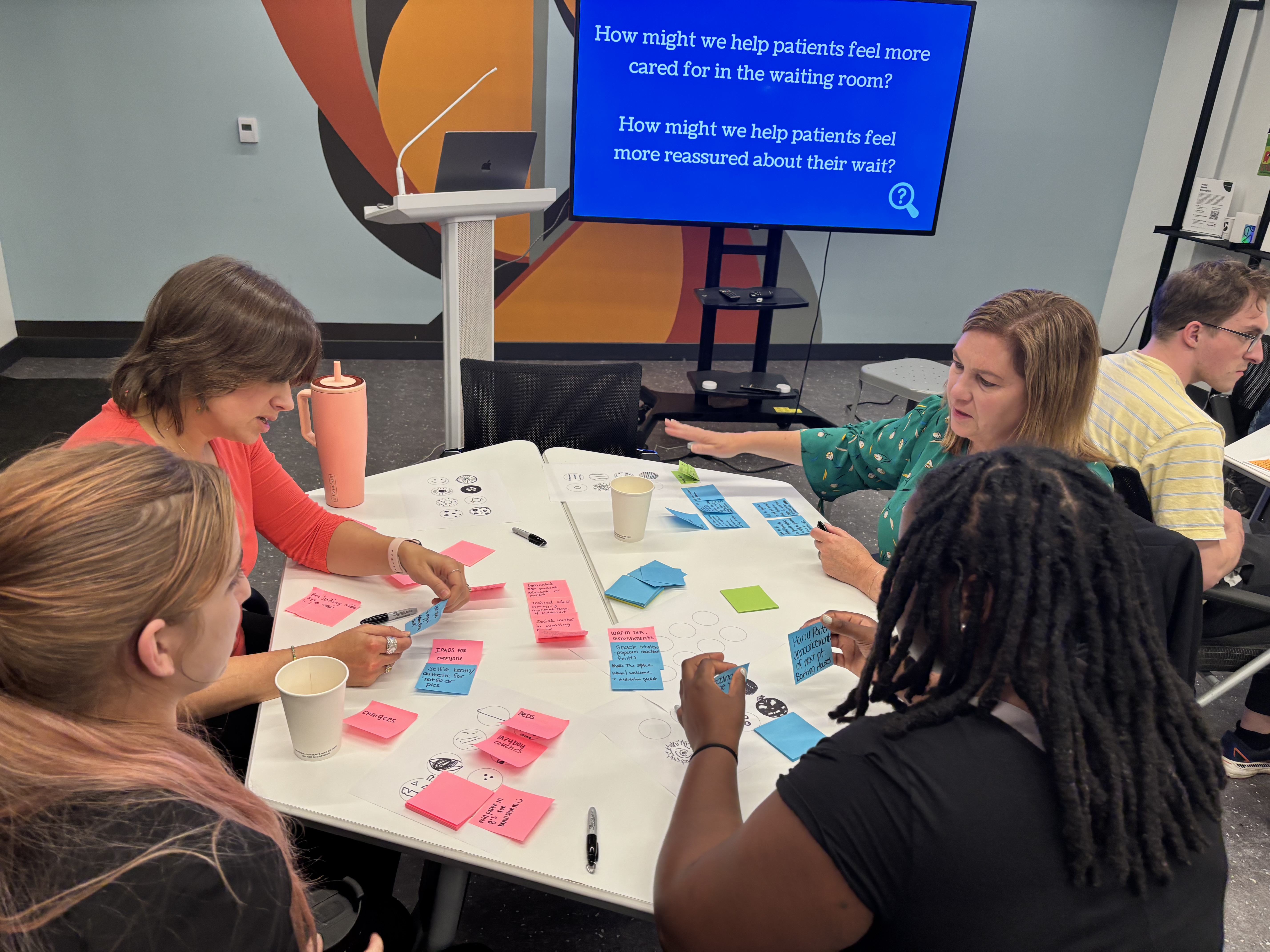 Co-design workshop with hospital staff