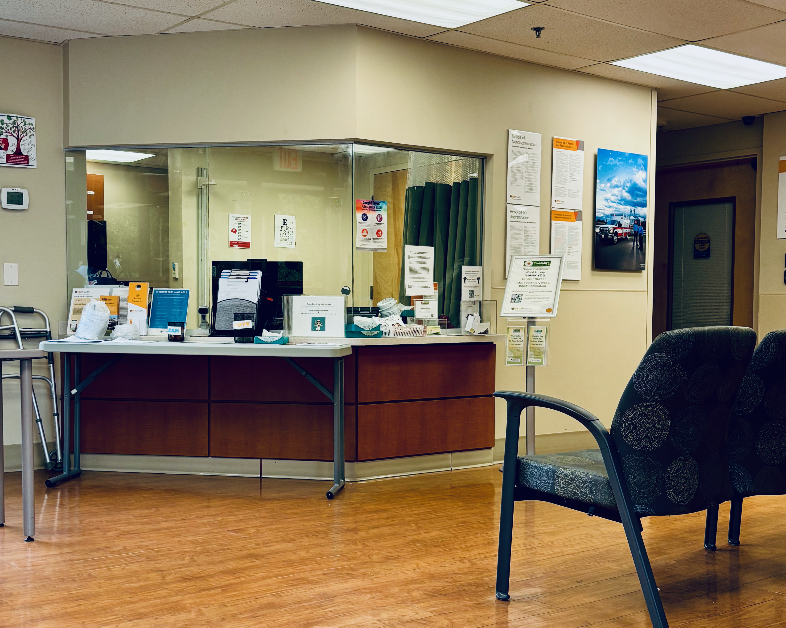 Emergency department waiting room